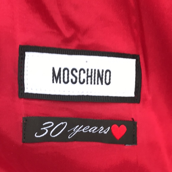 Sexy lipstick red Moschino dress with back zipper - Picture 7 of 12
